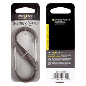 S-Biner® plastikust karabiin #4 - Hall