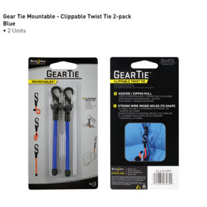 Nite Ize Gear Tie Clippable - Sinine